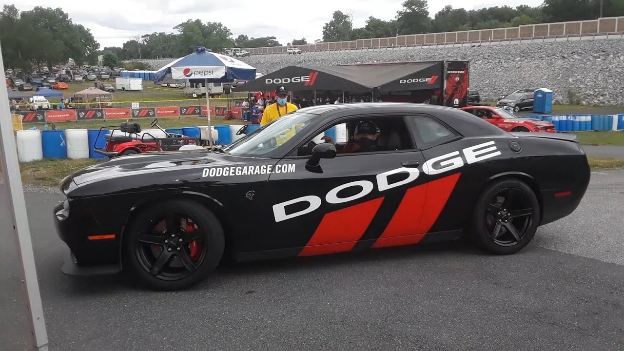 Dodge Thrill Ride In A Challenger Hellcat At the 2020 Chrysler Nationals 