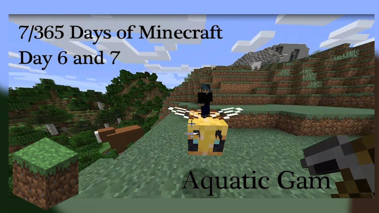 Minecraft 20w06a Day 6-7/365: A honey Bee!! - YouTube