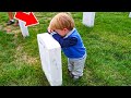 Boy Cries at His Mom&#39;s Grave Saying &quot;Take Me With You&quot;. Then something incredible happened