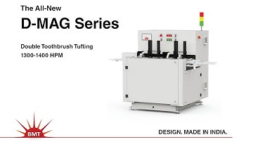 BMT D-MAG series Tooth Brush Tufting Machine