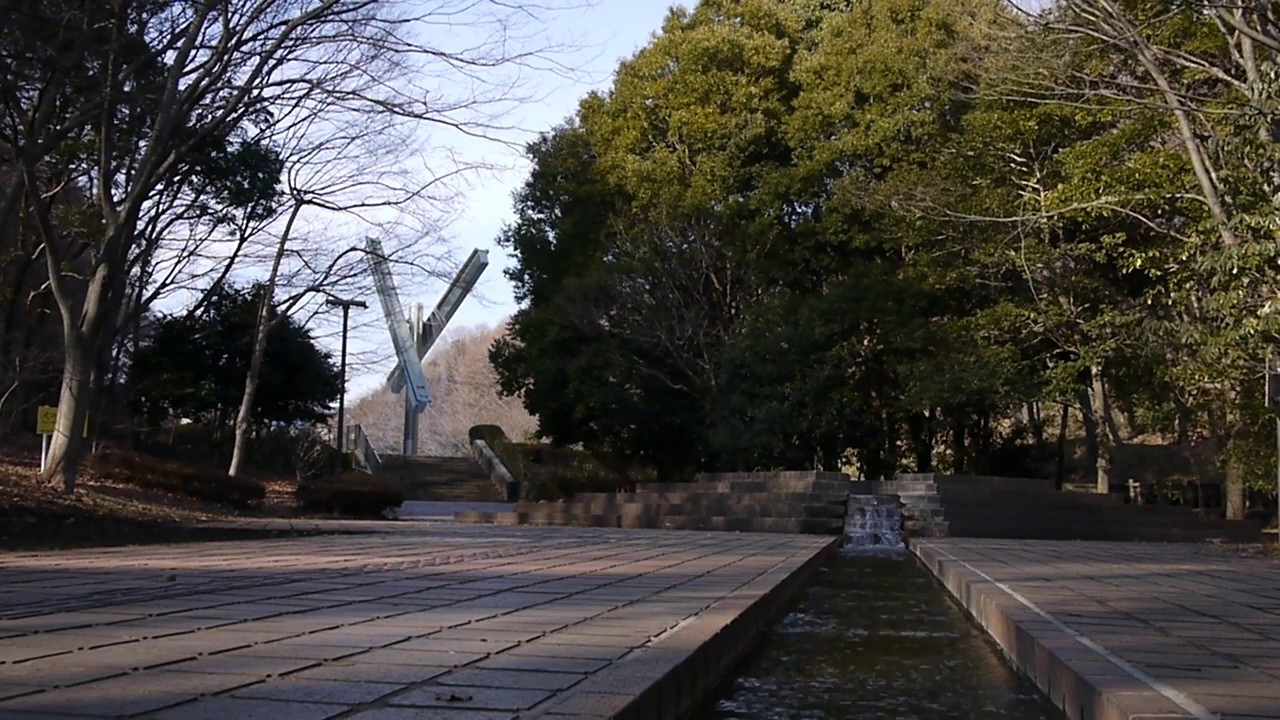 Serigaya Park Water Feature, Machida, Japan