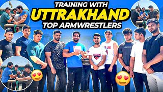 Practice Pulls || Armwrestling 🦾with Uttarakhand Top Players💯…