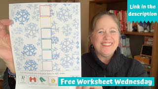 Free Worksheet Wednesday: Winter ABC Order