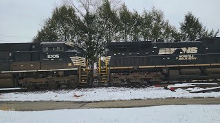 Double Header NS Locomotives Return to the Mines 