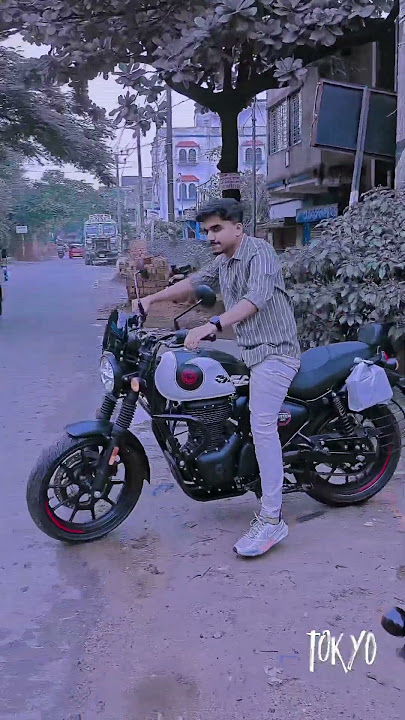 My new hunter 350 Tokyo Black😍❤️ #hunter350sound #royalenfield #hunter350