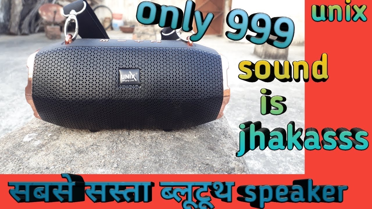 unix bluetooth speaker