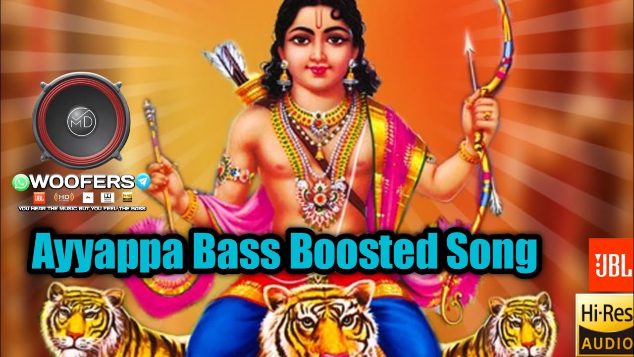 Thennaladi   kalabhavanmani ayyappa song  MD woofers Bass boosted