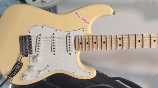 NEWLY Modded Fender Japan Traditional 70's Stratocaster Maple Neck Vintage White