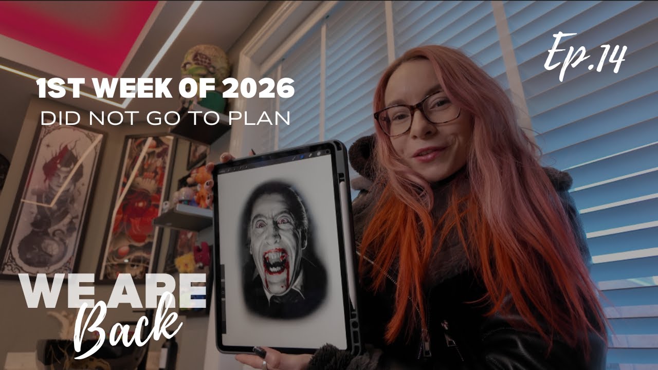 Первый видеоблог 2026 года не удался на план | Как я делаю татуировку в стиле «серая размывка» | ...