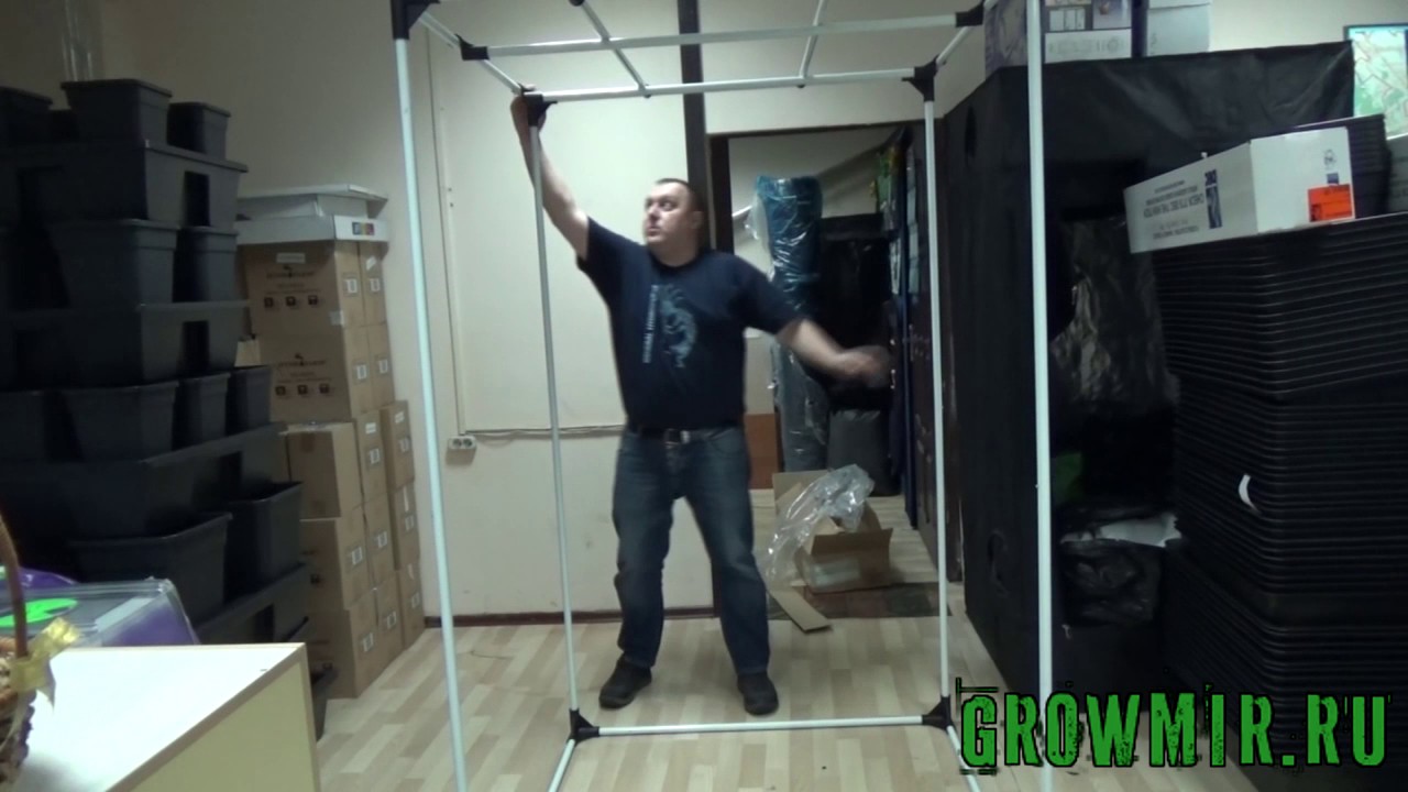 Сборка гроутента HOMEbox Ambient Q120 120x120x200