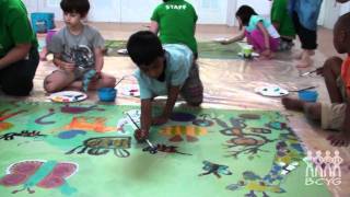 Making of Our Community Mural