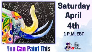 Bohemian Elephant | Easy Beginner Acrylic Step by Step Profile