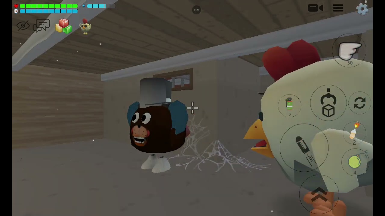 Трол фейс чикен ган 2