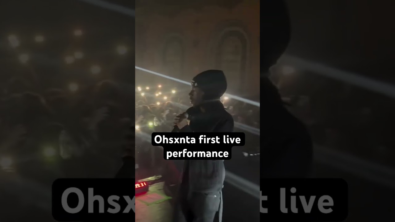 Ohsxnta first live performance 