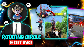 ROTATING CIRCLE EDITING LIKE @bonex4_ff 🤯| TUTORIAL LIKE BONEX FF
