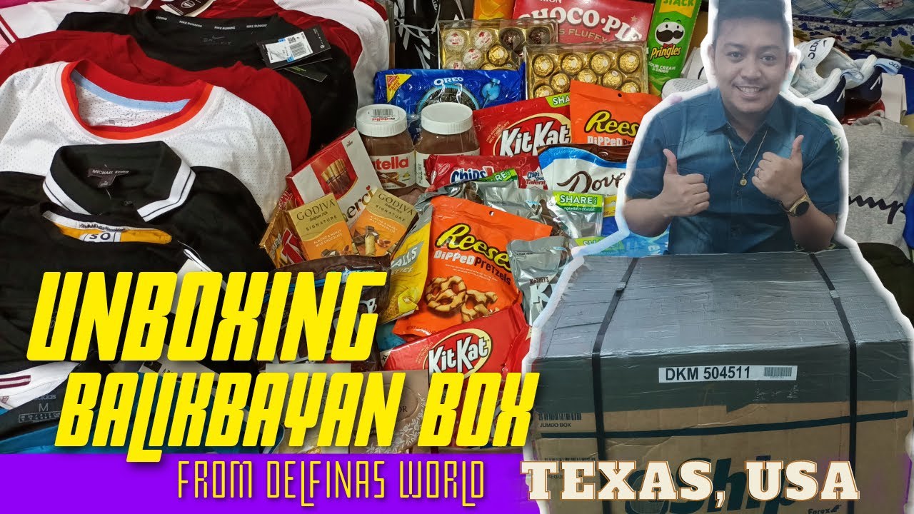 BALIKBAYAN BOX UNBOXING FROM DELFINAS WORLD TEXAS USA