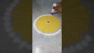 simple rangoli design 😎 #rangoli #indian art #daily rangoli #hd rangoli #trending #viral shorts