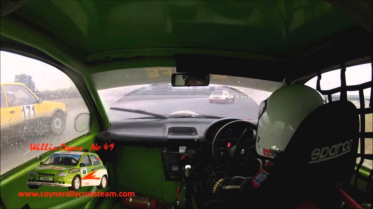 03-02-13 Willie Coyne,Final. Vauxhall Corsa, Modified, Rallycross Round 4 @ Mondello