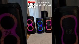 JBL Partybox 120 vs JBL Partybox 130 vs JBL Partybox 320 Sound Test
