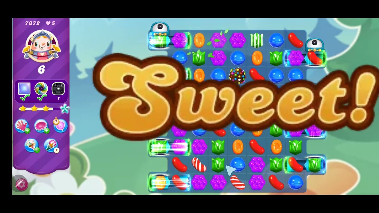 Candy Crush Saga Level 7372 Super Sugar Crush! YouTube