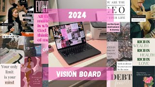 2024 Reset | How to create a digital vision board using Canva and Pinterest