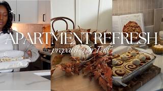 Cozy Apartment Refresh 🍂 | slowly preparing my home for Fall, baking + cleaning and decorating