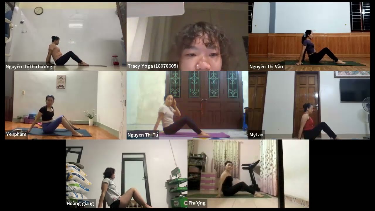 Yoga vặn xoắn- thải độc và tăng cường đốt mỡ - Yoga cùng Tracy - Lớp 5h sáng ONLINE ZOOM