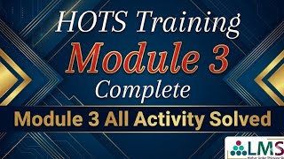Module 3 All questions Solved 💪😄👌 #trending #foryou #training #hots #module3