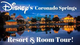 Coronado Springs | Walt Disney World | Resort & Room Tour | 1080p UHD
