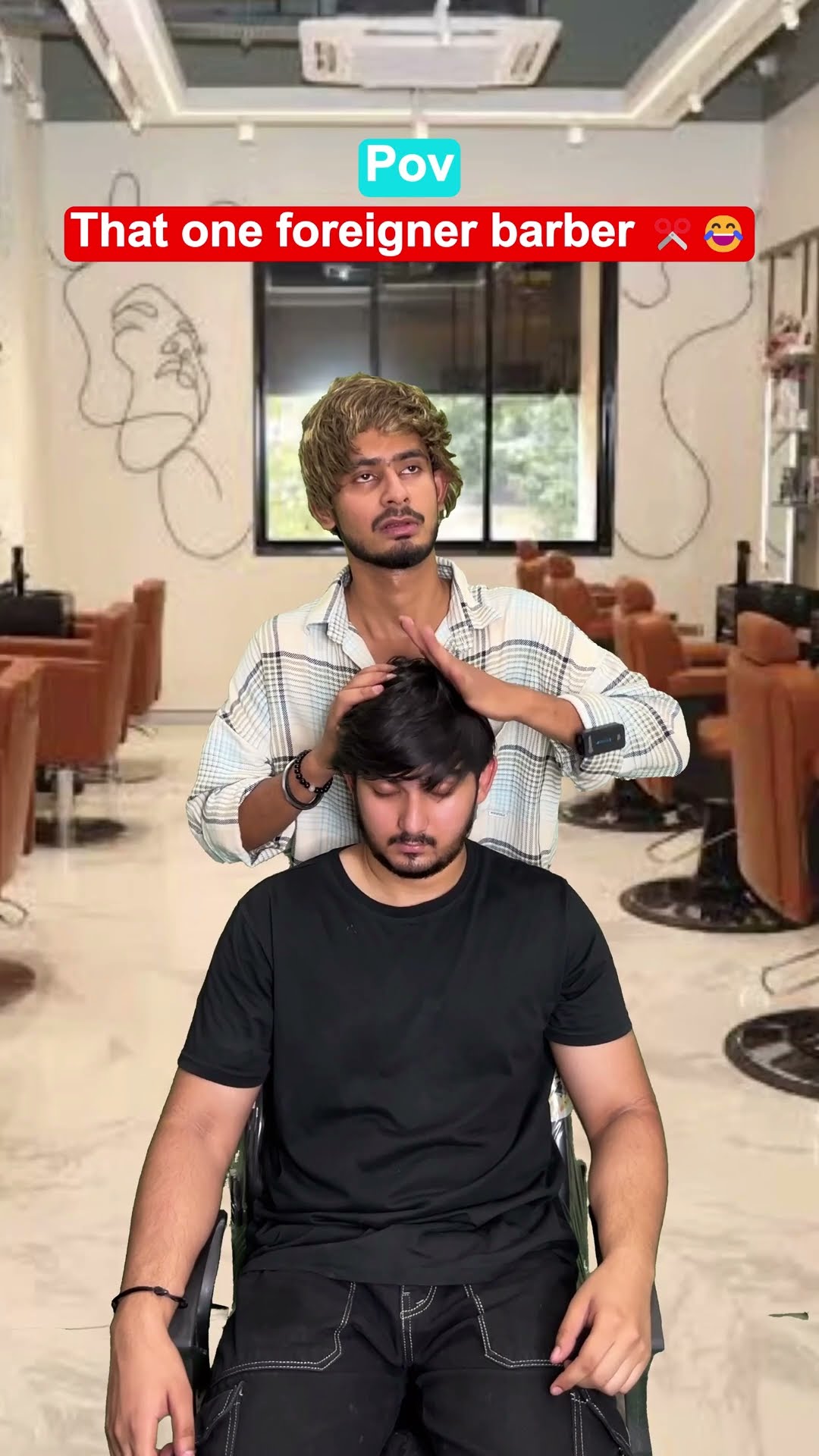 That one foreigner barber ✂️?  | Chimkandi