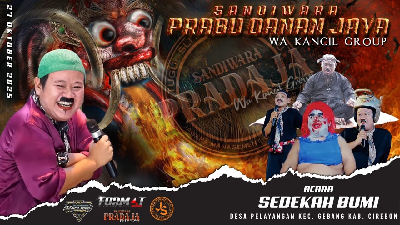 LIVE MALAM SANDIWARA PRABU DANAN JAYA || ACARA SEDEKAH BUMI || DESA PELAYANGAN || 27 OKTOBER 2025
