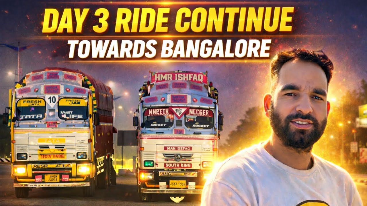 Day 3 Ride Continue || Towards Bangalore || Vlog @Kmrishfaq 