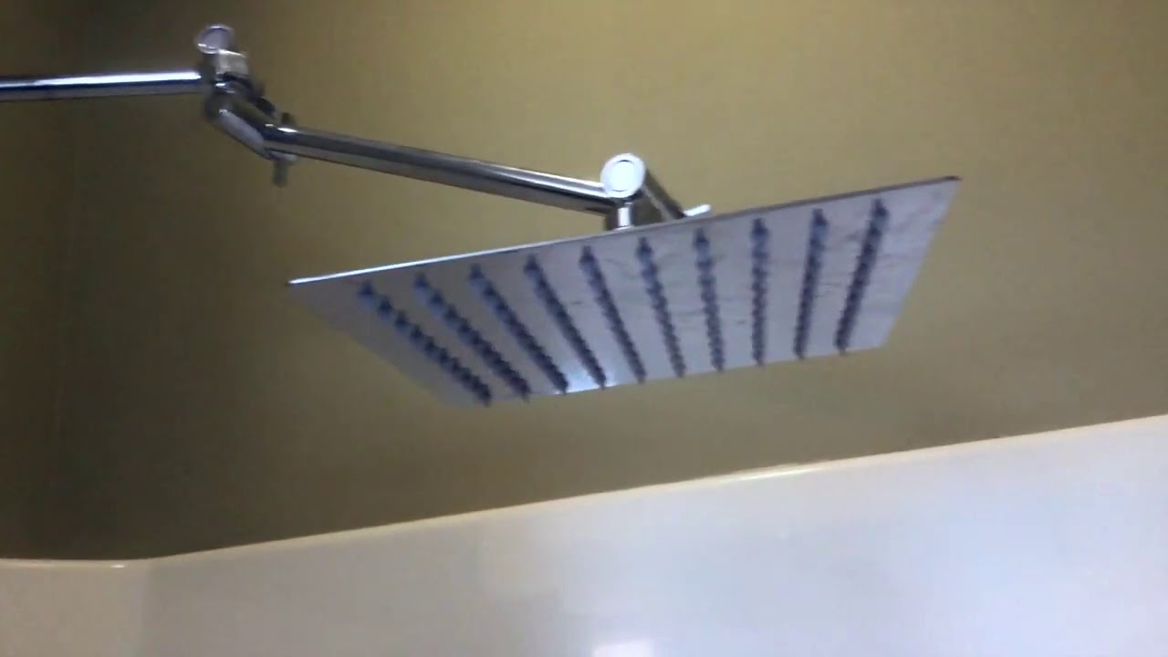 Lohner Stainless Rainfall Shower Head With Sprayer YouTube