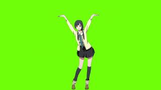 Shirobako - Ema Dance Green screen