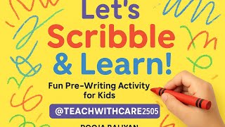 Let's Scribble: Fun Pre-Writing Activities for Kids
