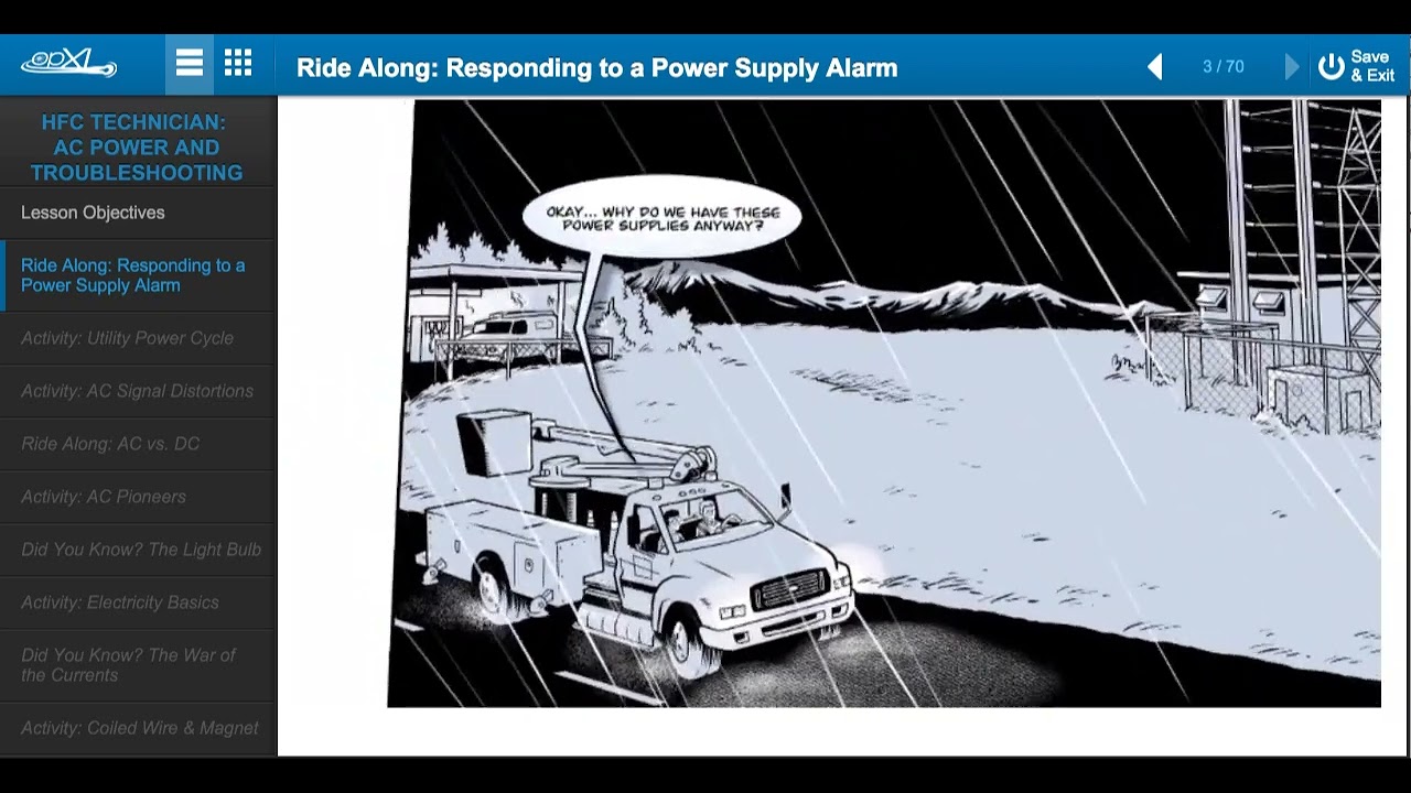 AC Power: Sample Course Content