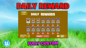 HOW TO MAKE DAILY REWARD CUSTOM IN UEFN (BEST CODE FOR RETENTION)