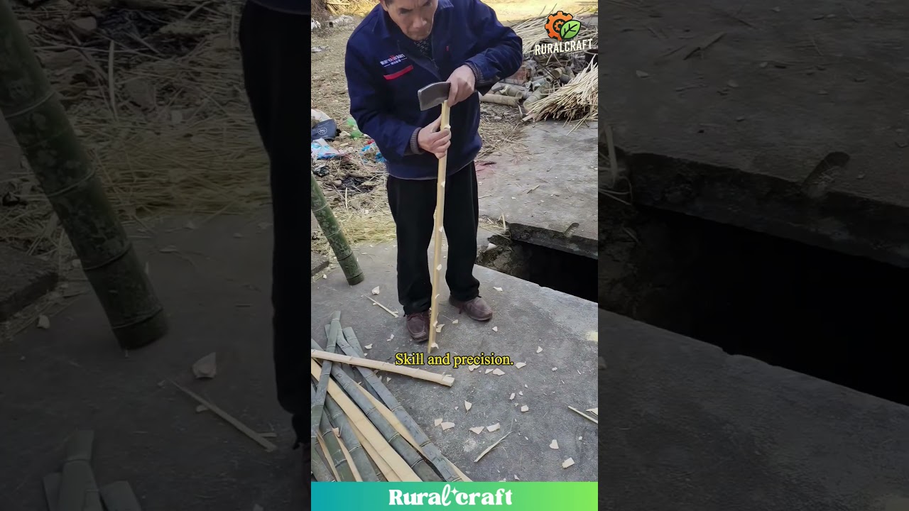 The Art of Bamboo Splitting: Handcrafted Skill 