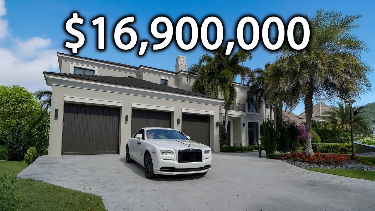 Осмотр дома на берегу моря в Бока-Ратоне стоимостью 16 900 000 долларов США с обеспечением безопа...