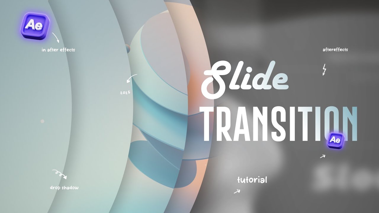 I Bet You Haven't Seen These Slide Transitions in after effects Before! - After effects tutorial
