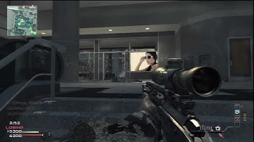 MW3 MSR Sniper Rifle Gameplay on Arkaden 31-14 TDM