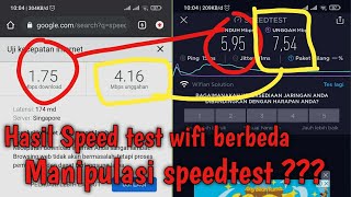 Manipulasi speedtest wifi, kecepatan wifi tidak sesuai dengan hasil test di aplikasi screenshot 2