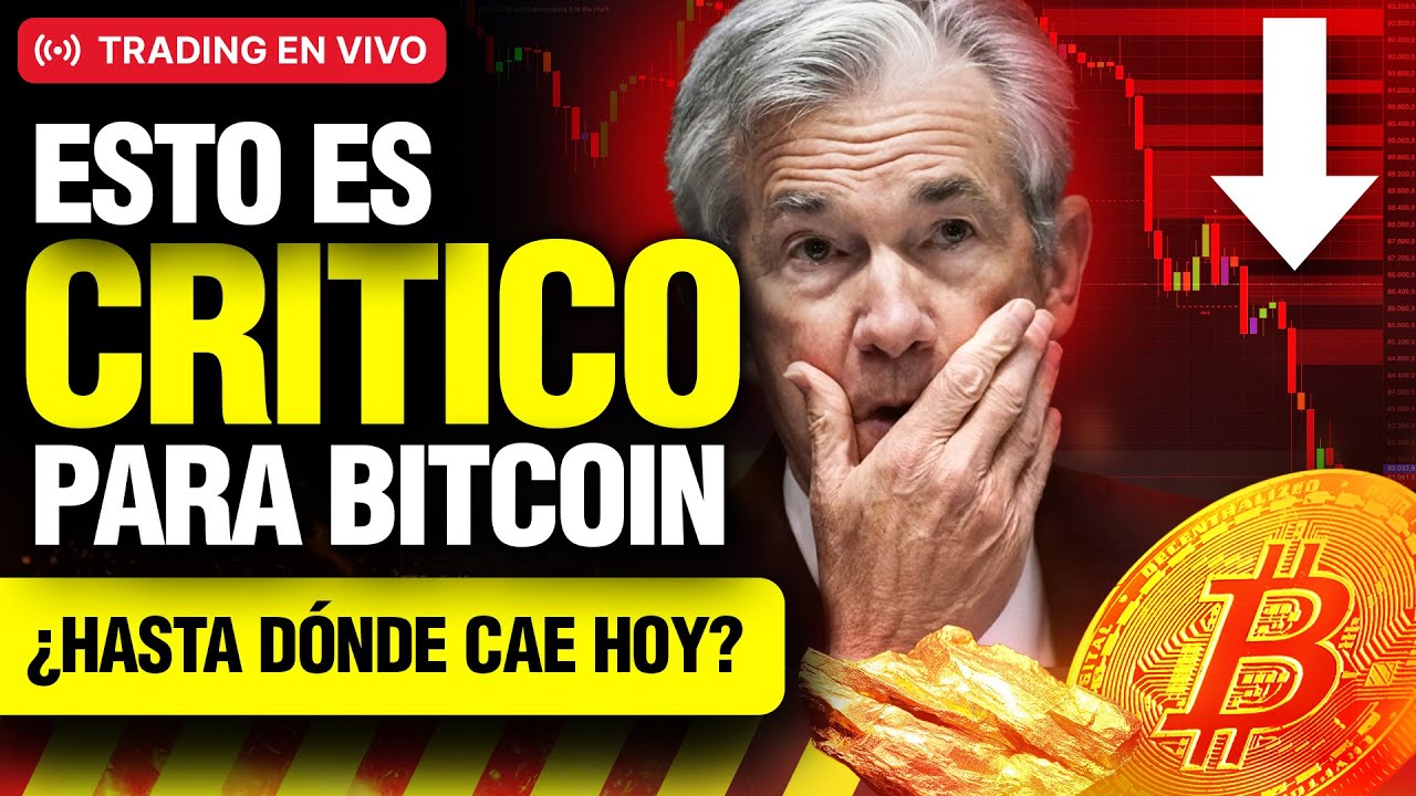🔴 BITCOIN SANGRANDO 🩸 ¿Hasta Dónde Puede CAER HOY? • En Vivo