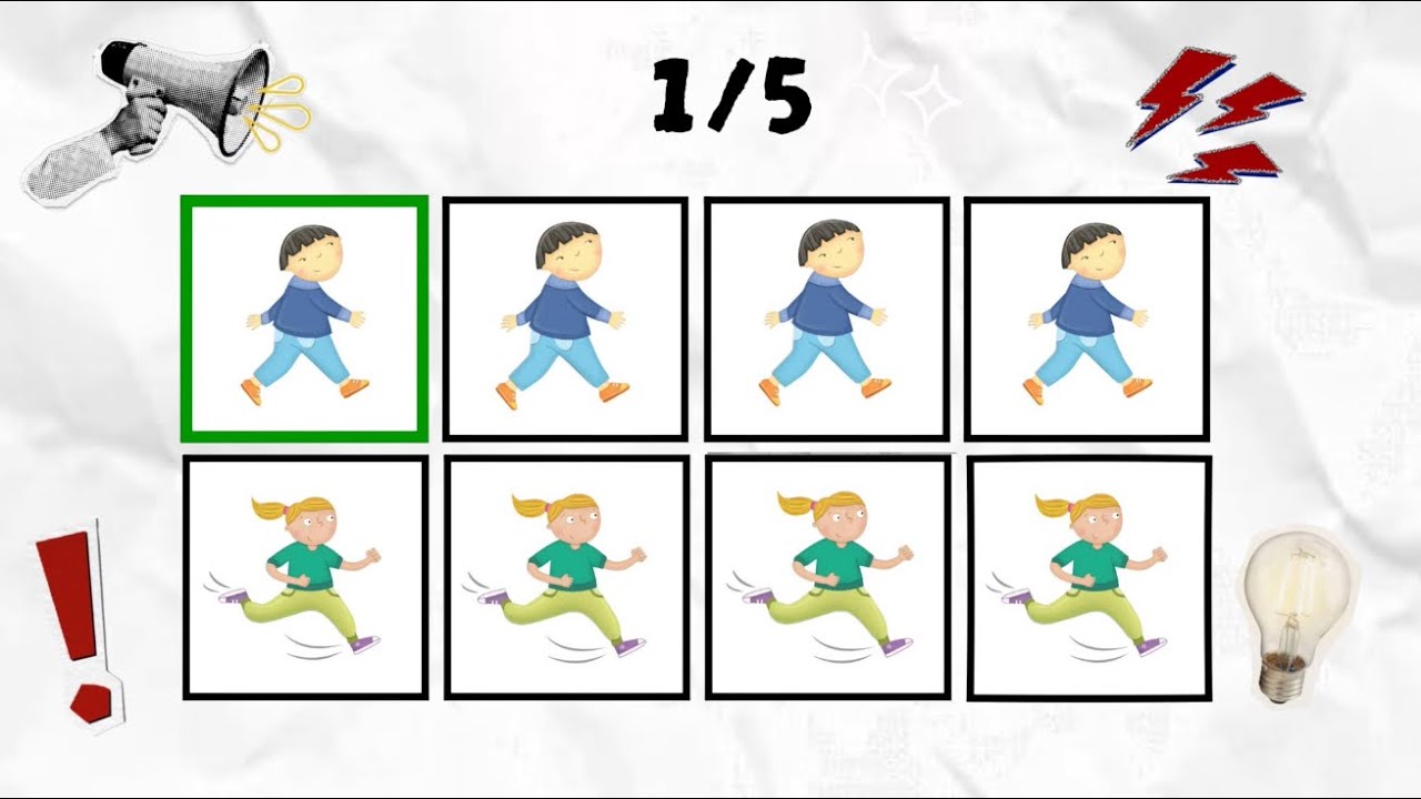 Say The Words On Beat - Action Verbs - Level 1 - YouTube