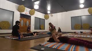 Hamstring Compression from Thai Massage Jam® at Shine On Yoga in San Marcos, TX