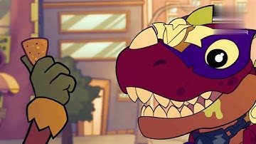 Super Things Neno Cartoon  V Rex vs H  Rex💥🦹‍♂️