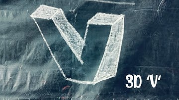 How to draw a 3D letter 