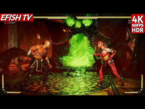 Kano vs Mileena (Hardest AI) - Mortal Kombat 11