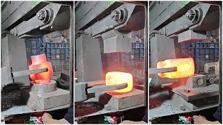 How To Professionally Forge Steel Billets EP196 #satisfying #forging #machines