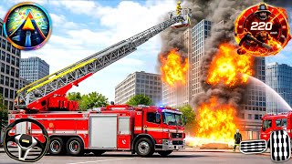 Fire Truck City Rescue Simulator 3D - US Emergency 911 Ambulance Driving - Android Gameplay  screenshot 1